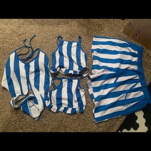 Kortni jeane blue stripe family lot